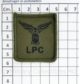 Defensie borst embleem LPC Landing Point Commander - met klittenband - 5,5 x 5 cm - origineel