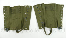 US M1938 Gaiters / M38 Leggins OD Green - Maat 1R = XS - origineel 1945