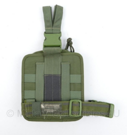First Aid pouch voor aan het been en MOLLE - North American Rescue IOperator BLS IFAK bag  - GROEN - compleet (zonder inhoud)  - origineel
