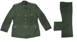 Duitse groene BGS uniform jas met broek SET - maat Small - origineel