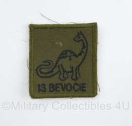 Defensie 13 BEVOCIE 13 Brigadebevoorradingscompagnie borstembleem - met klittenband - 5 x 5 cm - origineel