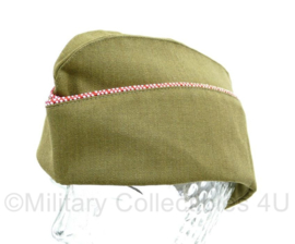 US Overseas cap Garrison cap Engineer - rood/witte bies - maat 57, 58 of 59 cm - luxe model