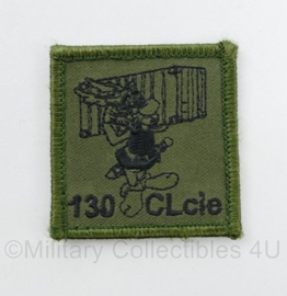 Defensie 130 CLCIE 130 Clustercompagnie borstembleem - met klittenband - 5 x 5 cm - origineel