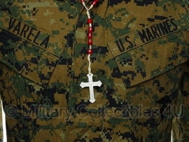 US Marine Corps Marpat jas - Digital Woodland - 32 Extra Short - met insignes en ketting - origineel