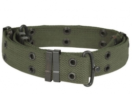 Broekriem, model Pistol belt M1943 - Groen - 3 cm. breed