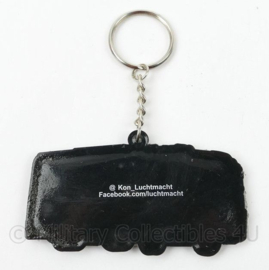 PVC KLU Koninklijke Luchtmacht Fire & Resque sleutelhanger - 5 x 8,5 cm - origineel