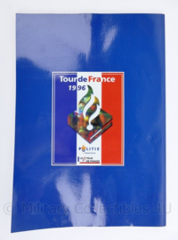 Politie herinneringsboek  Tour de France 1996 - 29,5 x 21 x 0,5 cm - 72 pagina's - origineel