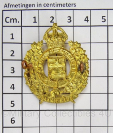 WO2 Canadees baret of pet insigne Reserve Force Regiment - afmeting 4 x 4,5 cm - origineel