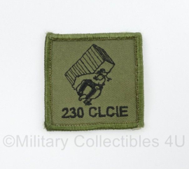 KL Nederlandse leger Defensie 230 CLCIE 230 Cluster Compagnie borstembleem - met klittenband - 5 x 5 cm - origineel