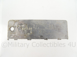 WO2 Duits aluminium Krijgsgevangenen dogtags Stalag kamp 1A - origineel