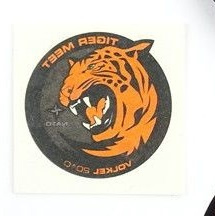 KLu Luchtmacht decal  Tiger meet Volkel 2010 - 5 x 5 cm. - origineel