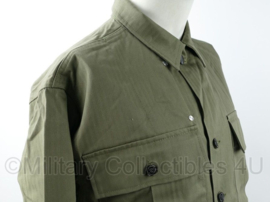 HBT jacket Herringbone Twill Jacket Men - replica wo2 - OD green No.3 - Small of XL