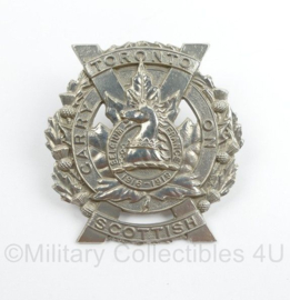 WW2 Canadian Army Canadian Army Toronto Scottish Regiment CEF Cap Badge - 6,5 x 5 cm -origineel