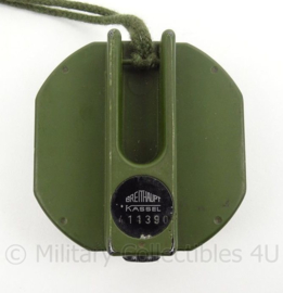 Breithaupt Kassel clinometer (hellingmeter) - mil 360 / 400G - groen - gebruikt -origineel