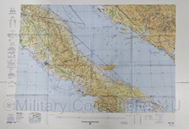 KLU Koninklijke Luchtmacht Tactical Pilotage Chart TPC F-2C Italie - 1 : 500 000 - 145 x 105,5 cm - origineel