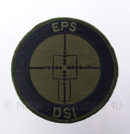 Nederlands  EPS DSI embleem met klittenband - diameter 9 cm