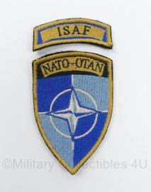 ISAF International Security Assistance Force NATO OTAN emblemen set - origineel