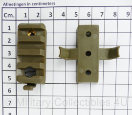 Defensie Galvion Doks Helm rail adapter set - nieuw - origineel