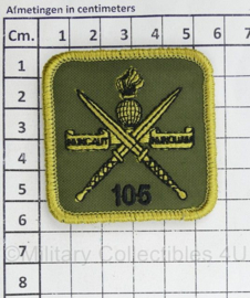KCT Korps Commandotroepen 105 Commandotroepencompagnie borstembleem - met klittenband - 5,5 x 5,5 cm