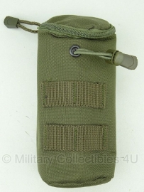 Koppeltas airsoft BB fles - Molle draagsysteem - 20 x 7 x 7 cm -GROEN