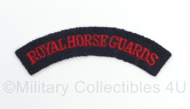 Britse leger Royal Horse Guards shoulder title - 12,5 x 4 cm - origineel