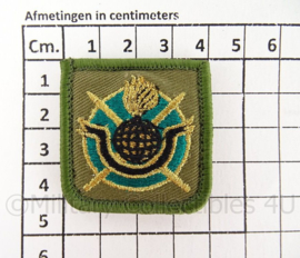 KL Korps Commandotroepen KCT borstembleem - met klittenband - 4 x 4 cm