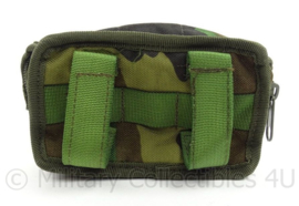 KM Marine Korps Mariniers opbouwtas borst met rits voor OPS vest forest camo - afmeting 15 x 9 x 5 cm - origineel