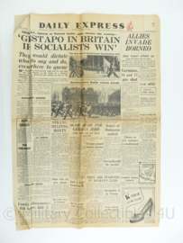 Daily Express krant - 5 June 5, 1945 - origineel