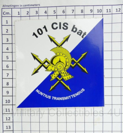 Landmacht verbindingsdienst 101 CIS Bataljon sticker - origineel