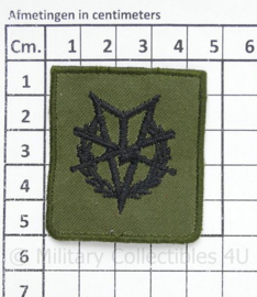 MLV Militaire Lichamelijke Vorming GVT embleem - afmeting 5 x 4½ cm - origineel
