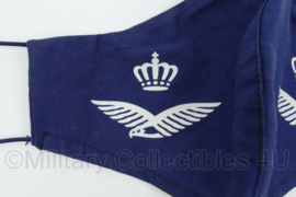 KLU Koninklijke Luchtmacht mondkapje met logo - gebruikt en gewassen- origineel
