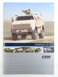 Duitse of Nederlandse Landmacht folder van de Dingo van KWM - zeldzaam - afmeting 30 x 21 cm - origineel