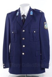 Griekse Politie Kreta uniform jas met insignes - maat 48 - Zeldzaam - origineel