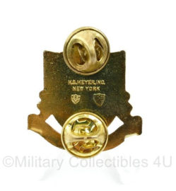 US 29th Field Artillerie unit crest Fidelis et Verus - maker Meyer - 3 x 3 cm - origineel