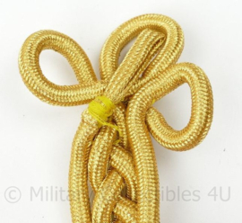 Goudkleurige nestel - 76 cm lang - nieuw in verpakking