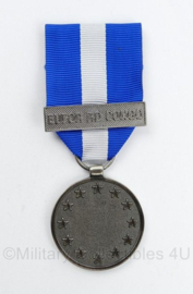 EUFOR Republic of Congo Medal - 9 x 4 cm -  origineel
