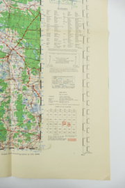WW2 British War Office map 1944 Central Europe Finsterwalde - 88 x 65 cm - origineel