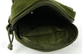 Defensie groene utility pouch MOLLE - 20 x 17 x 6 cm - origineel