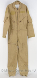 Alpha Industries 2009 KLU Luchtmacht piloten overall Overall Vlieger Vlamwerend Insectwerend desert - maat 48 / lengte 192 - nieuw in verpakking - origineel