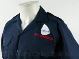 Britse Babcock Fire & Rescue uniform shirt - maat XS - nieuw - origineel