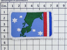 KL Nederlandse leger Nieuw Guinea embleem - model 1960-1962  - 7 x 4,5 cm