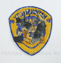 Amerikaanse Politie embleem American National City Police patch - 9,5 x 8,5 cm - origineel