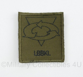 Defensie borst embleem LBBKL Bevoorradingsbedrijf KL - met klittenband - 5 x 5 cm - origineel