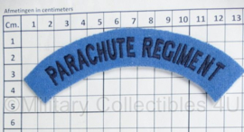 ENKELE Britse leger Parachute Regiment shoulder title - 13 x 4,5 cm - replica