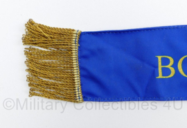 Defensie officieel Gloriedoek Wimpel Bosnië Herzegovina SFOR 11 2001-2002 - 112 x 7 cm - origineel