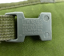 Defensie of US Army Groene Molle opbouwtas voor magazijn of portofoon - 17 x 9 x 4 cm - origineel