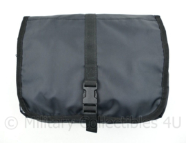 Defensie universele toilettas zwart - nieuw - met spiegel - 21 x 28 x 7,5 cm - origineel