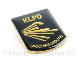KLPD Spoorwegpolitie brevet - 4 x 3,5 cm - origineel