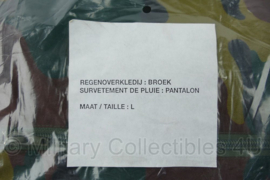 Belgische leger camo regenbroek Regenoverkledij   - Nieuw - Maat Medium, Large of XL  - origineel