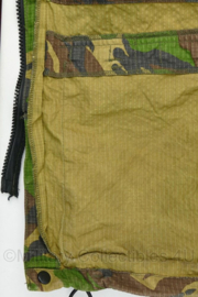 KL Nederlandse leger woodland camo Smock Jas Windproof - maat Small - gedragen - origineel